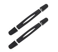 LT Easiyl 2pcs Poignée de Bagage en Plastique PVC Noir Poignée Télescopique de Transport Remplacer Accessoires de Valise Cassés pour Bagages Poignée de Sac de Voyage Conception Confortable 233mm