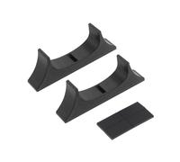 LT Easiyl 2pcs Support de Console Support de Manette de Jeu Support de Console Adaptateur de Support de Refroidissement Base de Support Horizontal Compatible avec Wii U Manette de Jeu Noir