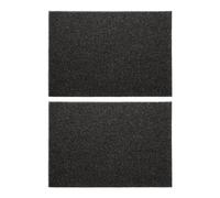 LT Easiyl 2pcs Tampons de Filtre à Air Noir Tapis de Filtre en Mousse 30x21x1cm pour Voiture Moto Moteur de Moto