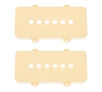 LT Easiyl 2x Caches Micros 51,3 Mm Compatibles avec Fender Jazzmaster Les Guitares Couleur Crème Et Jaune