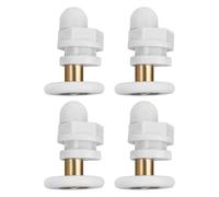 LT Easiyl 4 Lot Roulettes de Porte de Douche 29 Mm Poulie à Arc à Ancienne Ultra Silencieuses pour Porte de Douche d'épaisseur 4 à 6 Mm Porte de Salle de Bain en Verre Blanc