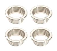 LT Easiyl 4pcs Anneaux de Douille de Lumière Anneaux Filetés en Métal Galvanisé Anneaux à Vis 20.8x2mm Adaptés aux Douilles Halogènes G9/GY6.35/GU4/GU5.3