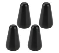LT Easiyl 4pcs Boutons de Commutation en Métal à 5 Voies pour Guitare Compatible avec Fender Strats Compatible avec ST Guitares Compatible avec Oak Grigsby Commutateur (Noir)