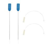 LT Easiyl 4pcs Enfile-aiguille Surjeteuse Enfileur de Boucleur avec Manchon en Plastique de Protection Enfile-aiguille pour Surjeteuse et Aiguille en Plastique Métal