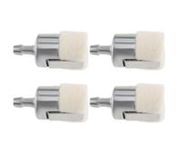 LT Easiyl 4pcs Paquet Filtres à essence Type Pivotant pour Tondeuse à Gazon de 5 mm Filtre de Réservoir Intégré pour Tondeuses à Gazon et Autres équipements avec Réservoir