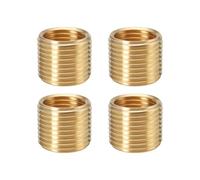 LT Easiyl 4x écrous Réducteurs en Laiton M12 X 1,0 à M10 X 1,0 Adaptateur de Filetage pour Canalisation de Climatisation Canalisation de Protection Contre L'incendie Canalisation de Gaz