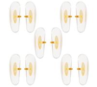 LT Easiyl 5 Paires De Tampons De Nez De Remplacement 16mm Tampons De Nez De Remplacement Pour Lunettes Compatible avec Ray Ban 3025 3447 3016 3030 3026 Doré