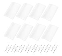 LT Easiyl 8 Paires de Câbles Lumineux à 2 Fils Accessoire d'installation Coupleur avec Manchon Thermorétractable Connecteurs de Bande Lumineuse LED RVB à 2 Broches pour Guirlandes Lumineuses de 13mm