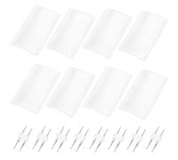 LT Easiyl 8 Paires de Câbles Lumineux à 2 Fils d'installation Coupleur avec Manchon Thermorétractable Connecteurs de Bande Lumineuse LED RVB à 2 Broches pour Guirlandes Lumineuses de 10 à 12 mm