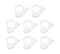 LT Easiyl 8PCS Fixations de Rechange pour Tuyau de Balayage Fermoir de Serrage pour Tuyau de Piscine Compatible avec Zodiac Polaris Blanc