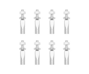 LT Easiyl 8pcs Goupilles Fendues de Vélo 9x42mm Broches de Vélo Cales de Roulement de Pied Clé à Manivelle Accessoires de Cyclisme Roue de Manivelle pour Vélo Cyclomoteur