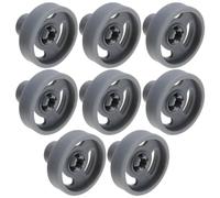 LT Easiyl 8pcs Panier à Couverts pour Lave-vaisselle Poulie à Rouleau Inférieur WD12X10231 Panier à Couverts Roue à Rouleau Inférieur 1263942 AP3994981 PS1481883 Roue de Panier pour Lave-vaisselle
