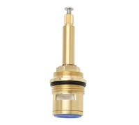 LT Easiyl BSP 3/4" Cartouche de Robinet de Douche en Laiton Bleu Quart de Tour 20 Dents Cartouche de Robinet en Céramique pour Cuisine ouverture Dans le Sens Inverse des Aiguilles d'une Montre)