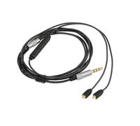 LT Easiyl Câble audio 3,5 mm avec contrôle du volume micro compatible avec Shure SE215/SE425/SE535/SE846/UE900 compatible avec la plupart des casques MMCX