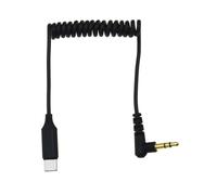 LT Easiyl Câble audio de type C mâle vers TRS 3,5 mm mâle pour microphone compatible avec Hollyland Lark M1/150 pour téléphone Android, noir