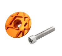 LT Easiyl Capuchon en aluminium pour casque de vélo adapté pour fourche avant de 71,6 cm, VTT, vélos de route (orange)