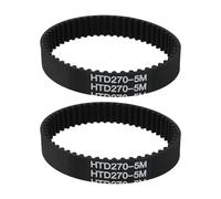 LT Easiyl Courroie de Distribution Crantée de Remplacement HTD 270-5M-15 2 Pièces pour équipement D'automatisation Et Imprimantes 3D