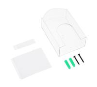 LT Easiyl Couvercle de Sonnette Étanche Bouton de Sonnette Housse de Pluie Housse de Protection Transparente pour Machine de Présence Machine de Contrôle d'accès Sonnette sans Fil 116x72x40mm