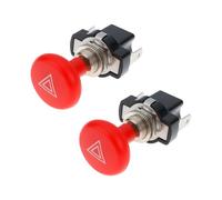 LT Easiyl Interrupteur de Feux de Détresse 12 V pour Voiture Vintage Compatible avec VW Golf 2 Pièces