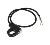 LT Easiyl Interrupteur de Phare de Guidon de Moto Autobloquant à 3 Fils de 22 Mm 12 V CC 10 A pour Klaxon Démarreur Et Coupe-Circuit (Bleu)