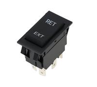 LT Easiyl Interrupteur Momentané DC12V 30A DPDT 6 Broches Compatible avec Heartland Bighorn 2012 L'interrupteur de Train D'atterrissage du Camping-Car