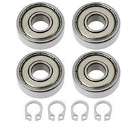 LT Easiyl Jeu de 8 Roulements Et Bagues DIN 471 Les Supports Moteur à Roulements à Billes Compatible avec Revox A77 B77 PR99 avec Circlips