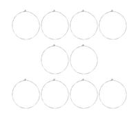LT Easiyl Lot de 10 cordes de guitare E-1st en acier inoxydable résistant à la rouille 86,5 cm