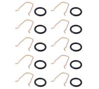 LT Easiyl Lot de 10 ensembles de ressorts de retenue et joints d'étanchéité 037121142A 037121133A Compatible avec VW