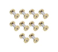 LT Easiyl Lot de 10 vis M4 en acier inoxydable pour couteaux de conduite tactiques Longueur totale 12 mm