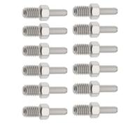 LT Easiyl Lot de 12 Goupilles de Rechange M5 pour Dérive-chaîne de Vélo (4,9 X 3,1 X 19,3 Mm) Couleur Argent.