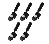LT Easiyl Lot de 15 têtes de fermeture éclair amovibles de rechange antidérapantes pour vêtements, bagages, portefeuilles, tailles S/M/L, noir, Noir , taille unique