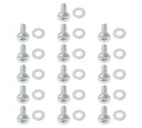 LT Easiyl Lot de 16 Vis de Fixation Murale pour Téléviseur M8 X 20 Mm avec 16 Rondelles Compatible avec Samsung Modèles UE32F5500 F5500 F5300