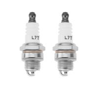 LT Easiyl Lot de 2 bougies d'allumage pour tondeuse à gazon 577484001 | HQT-1, convient pour tronçonneuse à essence, taille-haie, compatible avec Husqvarna, BPM7RA