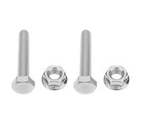 LT Easiyl Lot de 2 boulons de réglage de chaîne M8 x 1,25 avec écrous en acier inoxydable 304 compatibles avec Suzuki GSXR1000 K3-K4 (2003-2004)