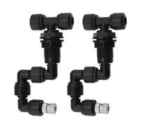 LT Easiyl Lot de 2 buses de brumisation réglables à 360° pour reptiles - Brume pour aquarium de fleurs et de forêt tropicale (tête unique)