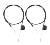LT Easiyl Lot de 2 câbles d'accélérateur pour tondeuse à gazon 183281 532183281 290699 Compatible avec Briggs Stratton Compatible avec Poulan Longueur du câble 1358 mm
