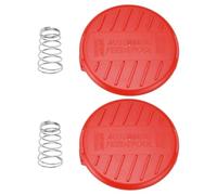 LT Easiyl Lot de 2 cache-bobines 385022-03N pour tondeuse à gazon compatible avec Black & Decker BESTA530 GH400 GL4525 GL5028 GLC120