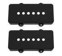 LT Easiyl Lot de 2 cache-micros de 51,3 mm compatibles avec les guitares Fender Jazzmaster Noir
