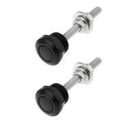 LT Easiyl Lot de 2 caches latéraux de moto de 22 mm, bouton poussoir M6, compatible avec Simson S50/S51 (noir)