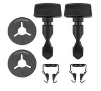 LT Easiyl Lot de 2 Clips de Fixation pour Couvercle d'attelage de Pare-Chocs Arrière Pièce de Rechange 6Q0807643 6N0129355 078103314 Compatible avec Audi Q5 8R 2008-2016