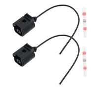 LT Easiyl Lot de 2 Connecteurs de Capteur de Pression d'huile 1 Broche Pigtail 1J0973081 Compatible avec Audi Compatible avec Porsche Compatible avec Volkswagen 98-2016