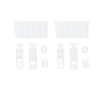 LT Easiyl Lot de 2 connecteurs en silicone pour console de jeu compatibles avec 3DS 3DSLL XL 3DS 2DS 2DS Blanc