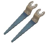 LT Easiyl Lot de 2 lames d'isolation multi-outils - Longueur totale : 150 mm - Longueur de coupe : 101 mm - Largeur de la lame : 17 à 34 mm - Pour couper des panneaux isolants