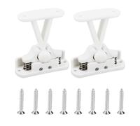 LT Easiyl Lot de 2 loquets de retenue de porte de camping-car de type T compatibles avec Elddis compatibles avec Coachman CDR6 75 x 71 x 57 mm Espacement entre les trous 60 mm/40 mm