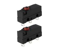 LT Easiyl Lot de 2 Micro-interrupteurs à Bouton 3 Broches DC2C-A1AA SPDT 10 A/250 V Adaptés Aux Systèmes d'automatisation d'instrumentation