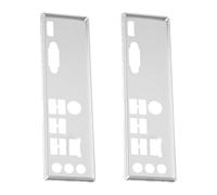 LT Easiyl Lot de 2 Plaques Arrière de Protection E/S pour Boîtier PC Compatible avec MSI H510M-A Pro Bomber Argent