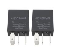 LT Easiyl Lot de 2 Relais Automobiles 24 V CC 5 Broches de Remplacement 156700-1840 Compatible avec DENSO