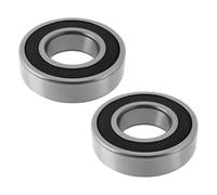 LT Easiyl Lot de 2 roulements à double joint en caoutchouc 6206-2RS - 30 x 62 x 16 mm - Roulements scellés pour équipement industriel - Roues à rouleaux rotatifs