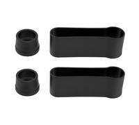 LT Easiyl Lot de 2 Supports Bâtons Randonnée Accessoires Adaptés à Plupart Bâtons Marche Pliables Support Plastique 9 X 3 Cm + Anneau Caoutchouc Trou Supérieur 2,2 Cm Trou Inférieur 2,5 Cm