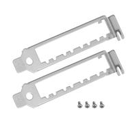 LT Easiyl Lot de 2 supports de carte réseau à profil bas avec 4 vis compatibles avec Intel X710-DA4 I350-F4